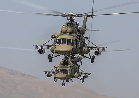 Вертолеты Ми-8. Фото Минобороны РФ